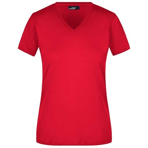 Koszulka Damska Slim Bawelniana JN972 - Red