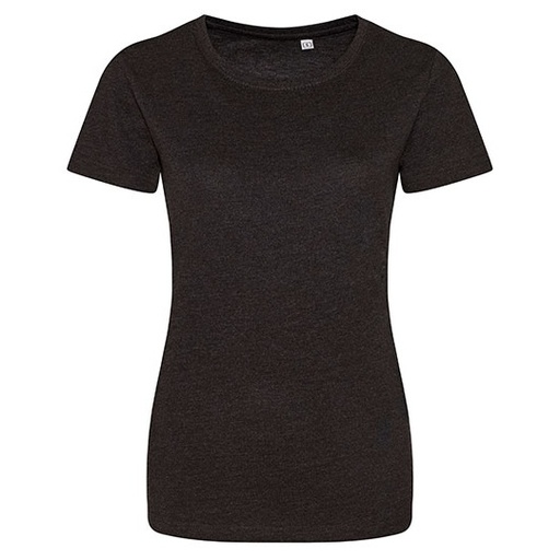 Damski T-shirt Tri-Blend JT001F - Heather Black
