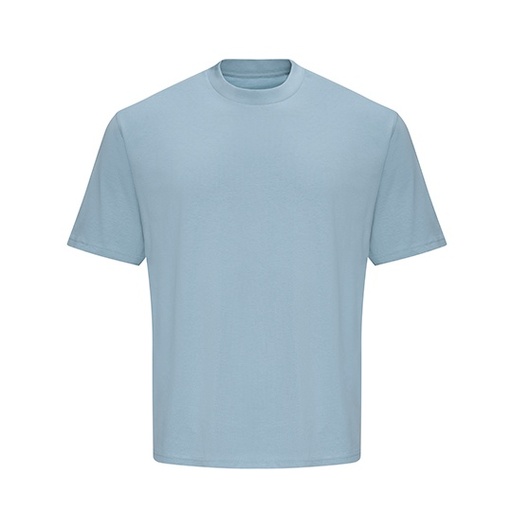 T-shirt Oversize Bawelna Czesana JT009 - Sky Blue