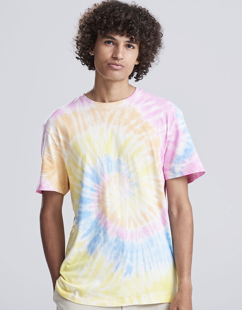 T-shirt tie-dye klasyczny - Blue Cloud