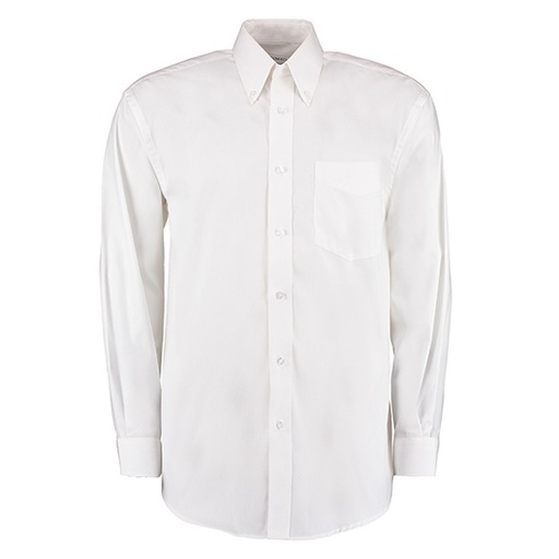 Męska koszula oxford klasyczna K105 - White