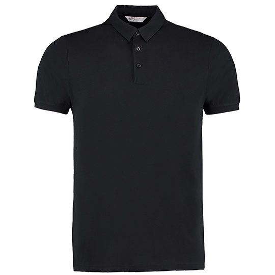 Męska koszulka polo z krótkim rękawem - Black