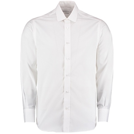 Koszula Meska Nowoczesny Kroj Popelina Latwa w Pielegnacji K131 - White