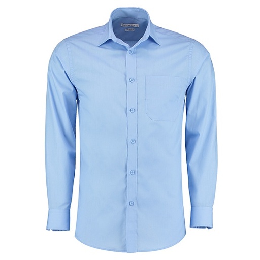 Koszula Meska Taliowana Popelinowa K142 - Light Blue