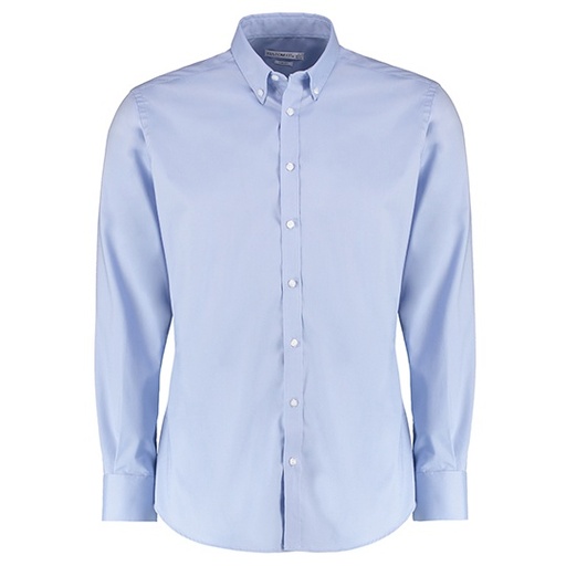 Męska koszula oxford slim fit K182 - Light Blue