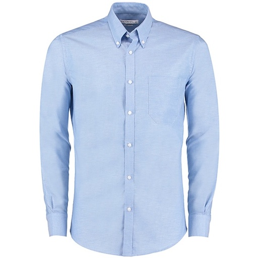 Męska koszula oxford slim fit K184 - Light Blue