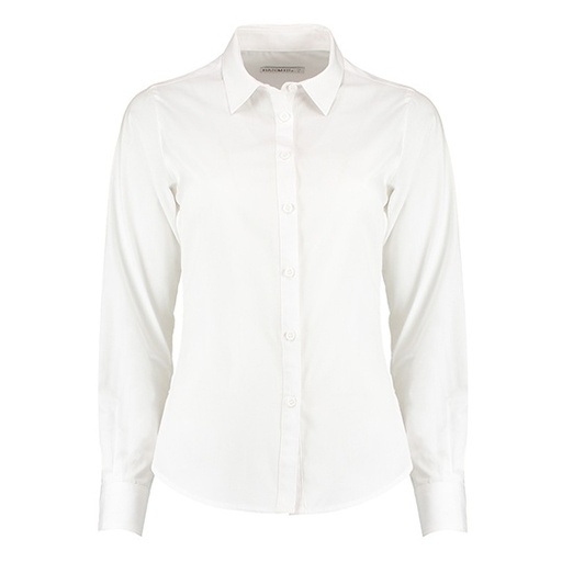 Koszula Damska Taliowana Popelina K242 - White