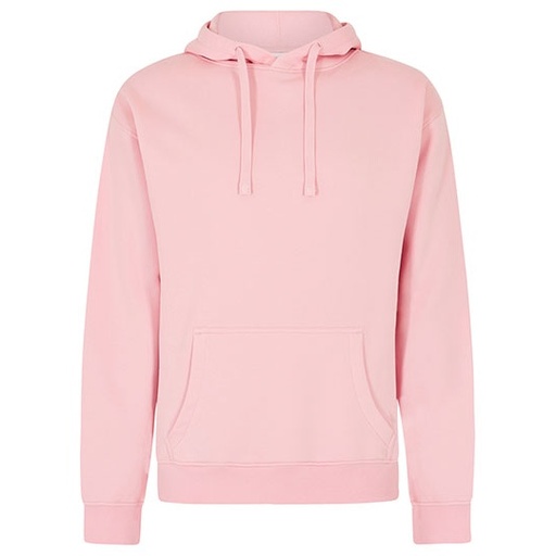 Bluza z Kapturem Klasyczna Czesany Jersey K333 - Baby Pink