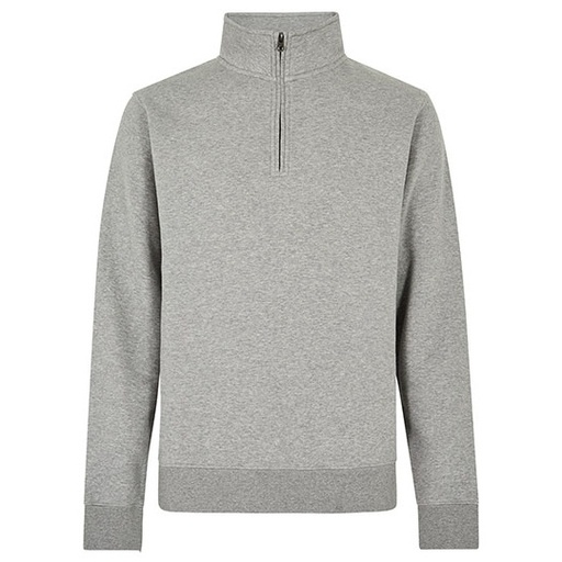Bluza Meska Klasyczna Bawelniana Szczotkowana K335 - Heather Grey
