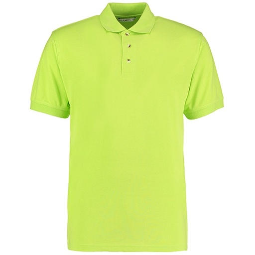 Polo męskie klasyczne K400 - Lime