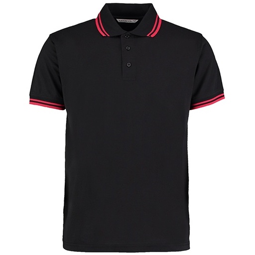 Polo Classic Fit K409 - Black & Red