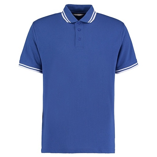 Koszulka Polo Męska Klasyczna Pika K409 - Royal & White