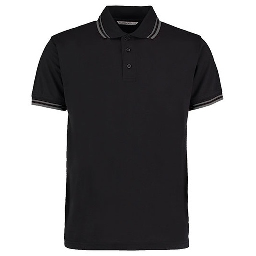 Polo Classic Fit K409 - Black & Charcoal