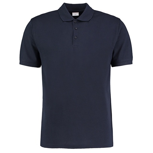 Koszulka Polo Męska Slim Pika K413 - Navy