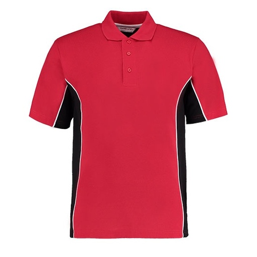 Koszulka Polo Meska Odprowadzajaca Wilgoc K475 - Red & Black