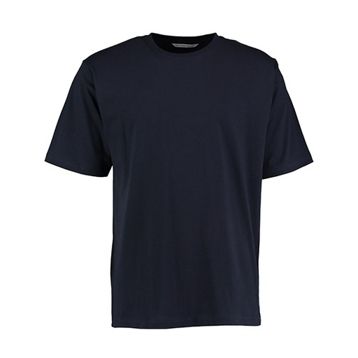 T-shirt Męski Luzny Bawełniany K500 - Navy