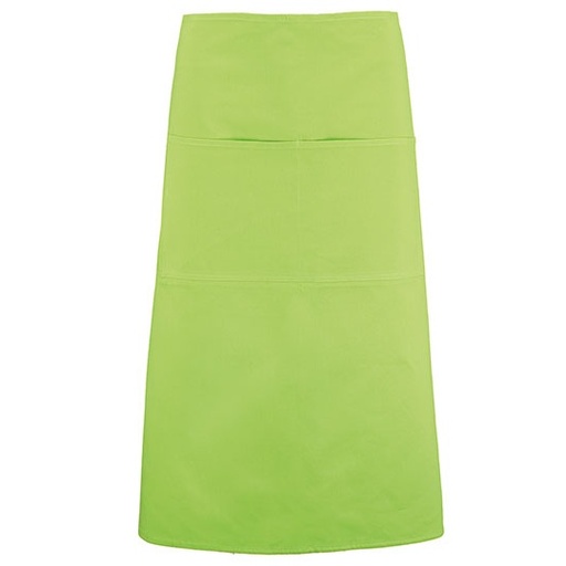 Fartuch Dlugi Bawelniany Twill K514 - Lime
