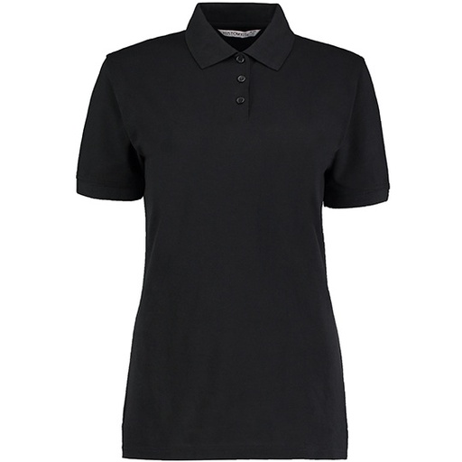 Damskie klasyczne polo K703 - Black