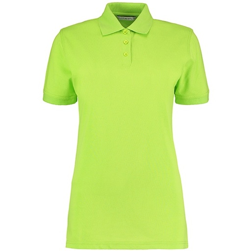 Damskie klasyczne polo K703 - Lime