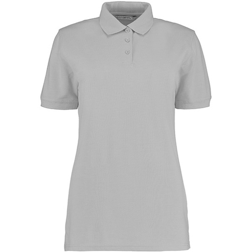 Damskie klasyczne polo K703 - Heather Grey