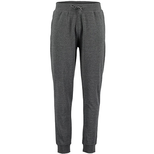 Meskie zwezane spodnie dresowe K933 - Dark Grey Marl