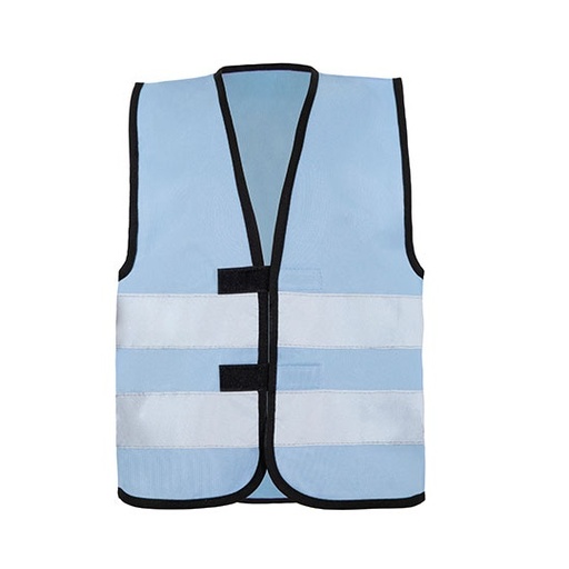 Dziecięca kamizelka odblaskowa KX100K - Sky Blue