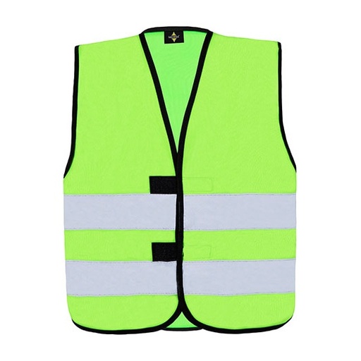 Dziecięca kamizelka odblaskowa KX100K - Lime Green