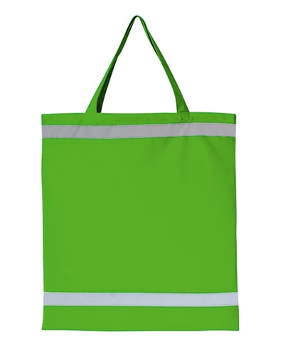 Odblaskowa Torba na Zakupy Warnsac® z Krotkimi Uchwytami  - Green