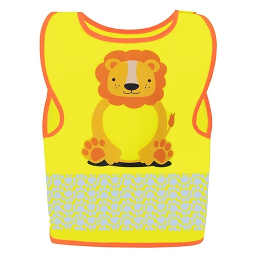 Dziecięca kamizelka odblaskowa KX119K - Lion Yellow
