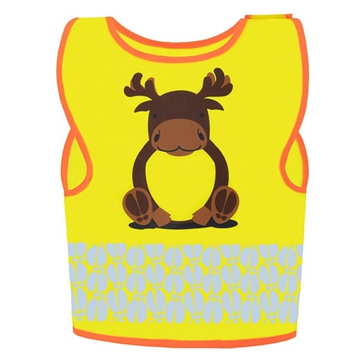 Dziecięca kamizelka odblaskowa KX119K - Moose Yellow