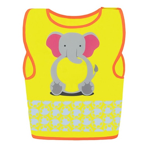 Dziecięca kamizelka odblaskowa KX119K - Elephant Yellow