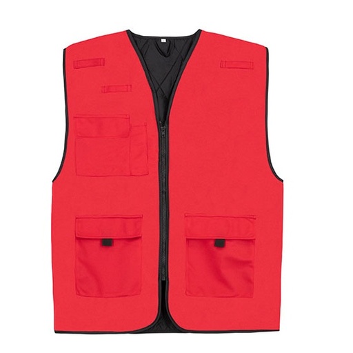 Kamizelka Ocieplana Poliester KX166 - Red