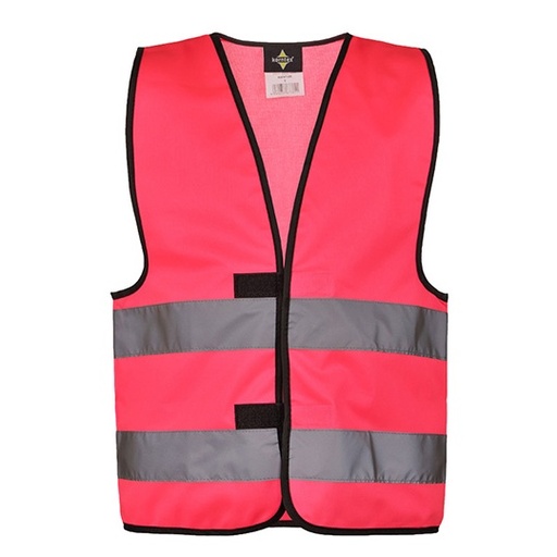Dziecieca kamizelka odblaskowa KX200 - Neon Pink