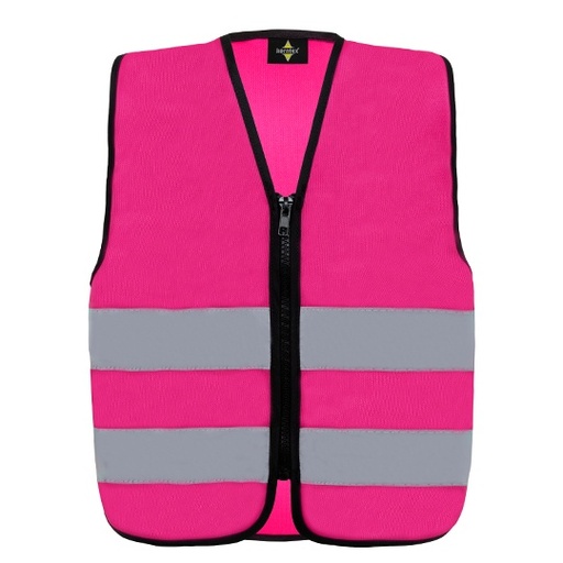 Kamizelka Dziecieca Odblaskowa KX201 - Magenta