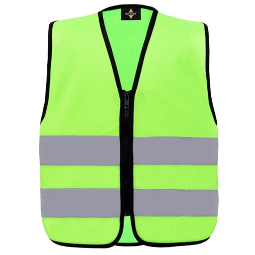 Dziecięca kamizelka odblaskowa KX201 - Lime Green