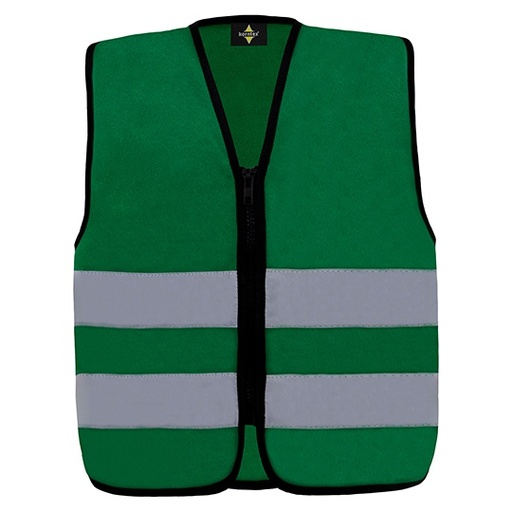 Kamizelka Dziecieca Odblaskowa KX201 - Forest Green
