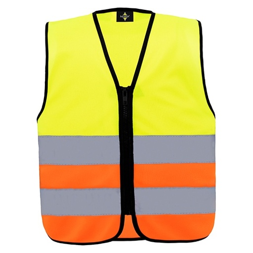 Kamizelka Dziecieca Odblaskowa KX201 - Signal Yellow & Signal Orange