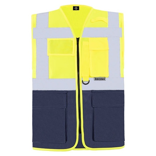 Kamizelka Ostrzegawcza KX802 - Signal Yellow & Navy