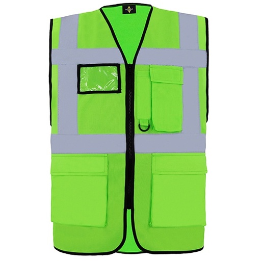 Kamizelka Luzna Odblaskowa Poliestrowa KX810 - Lime Green