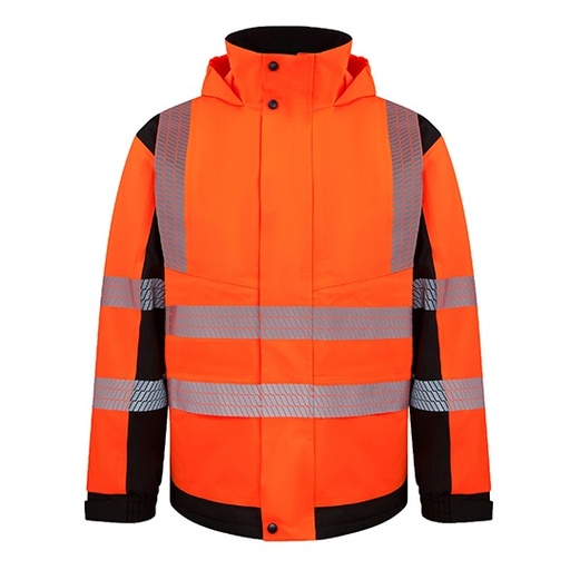 Kurtka Softshell Hi-Vis KX812 - Signal Orange & Black