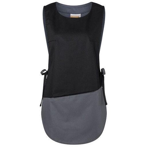 Damska kamizelka bez rękawów KY014 - Black (ca. Pantone 419C) & Anthracite (ca. Pantone 7540C)