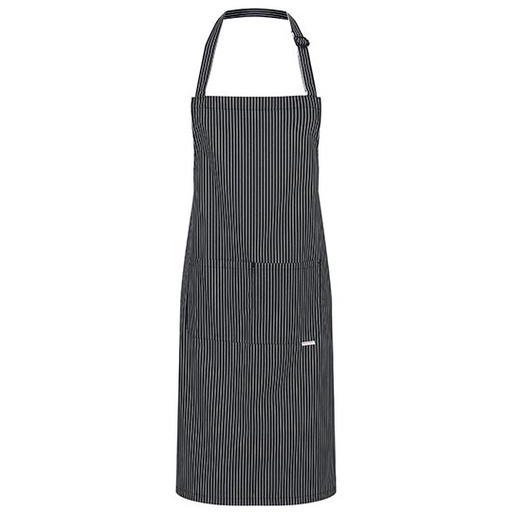 Fartuch kuchenny KY028 - Black (ca. Pantone 419C)