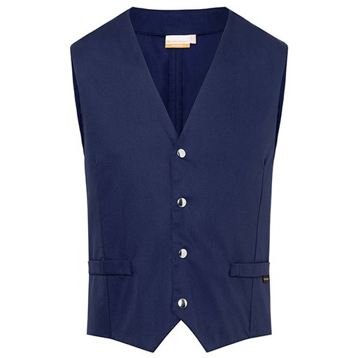 Kamizelka Meska Slim Twill KY035 - Navy (ca. Pantone 533C)