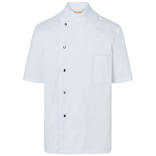 Męska kurtka szefa kuchni z krótkim rękawem KY037 - White