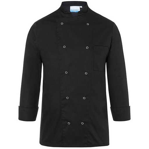 Marynarka Kucharska Klasyczna Twill KY038 - Black (ca. Pantone 419C)