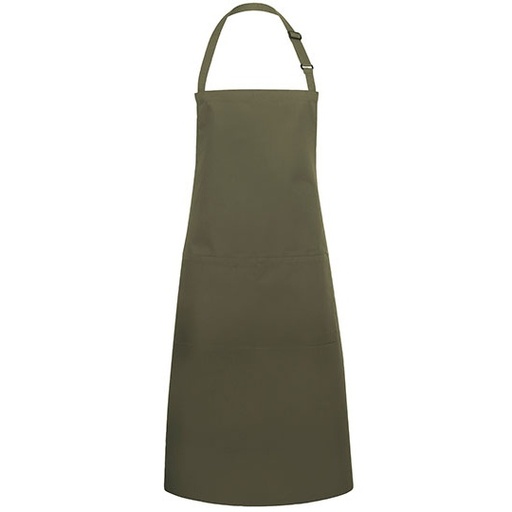 Fartuch z Kieszenią KY044 - Moss Green (ca. Pantone 7764C)