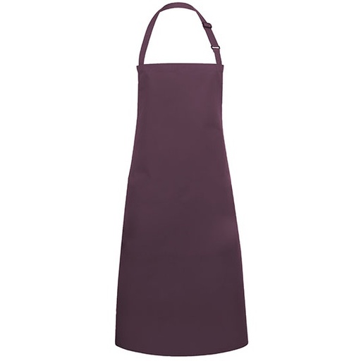 Fartuch regulowany z paskiem KY049 - Aubergine