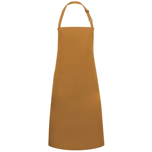 Fartuch regulowany z paskiem KY049 - Mustard