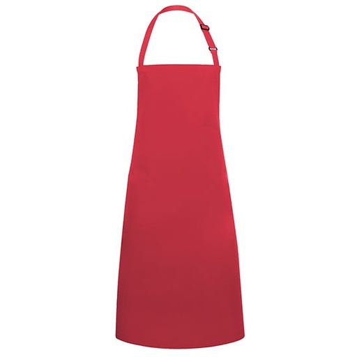 Fartuch Regulowany Twillowy KY049 - Raspberry (ca. Pantone 4059C)