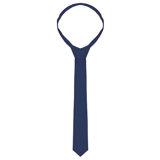 Krawat Męski Twillowy KY050 - Navy (ca. Pantone 533C)